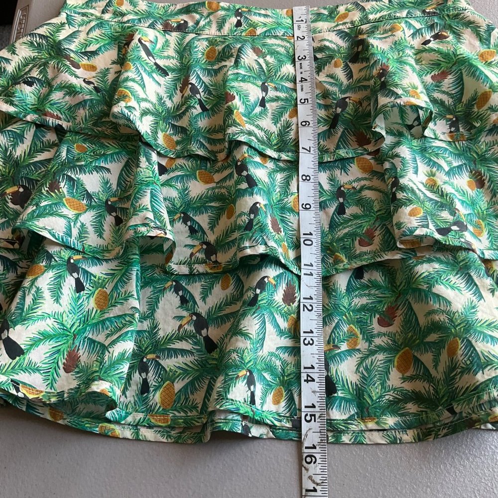 *Not for sale *Farm Rio Green Layered 3 tiers Toucan and pineapple - Picture 6 of 11